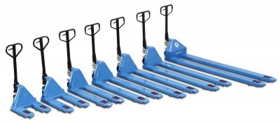 Gabelhubwagen mit Sondergabellängen