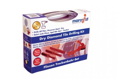 Fliesen Trockenbohr-Set