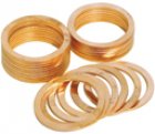 50 Kupferringe für Bohrkrone