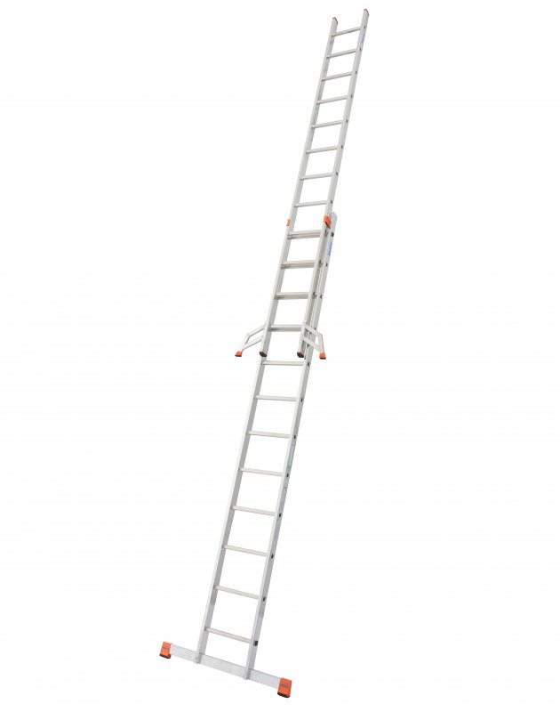 Sprossen-Schiebe-Leiter MONTO, zweiteilig