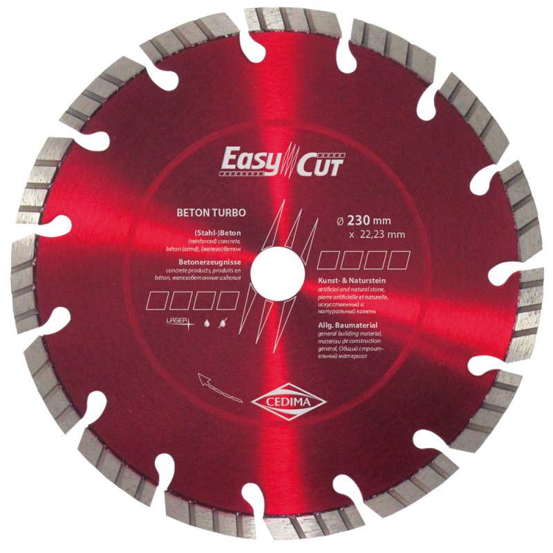 Diamant-Trennscheibe CEDIMA EasyCut Turbo Beton